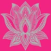 Pronty Crafts Textil-Design|Schablonieren>Schablone "Lotus Blume", 15x15cm