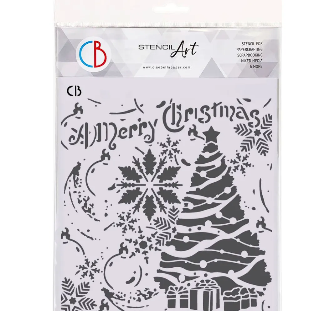 Ciao Bella Malschablonen|Schablonen>Schablone "Magic holidays"