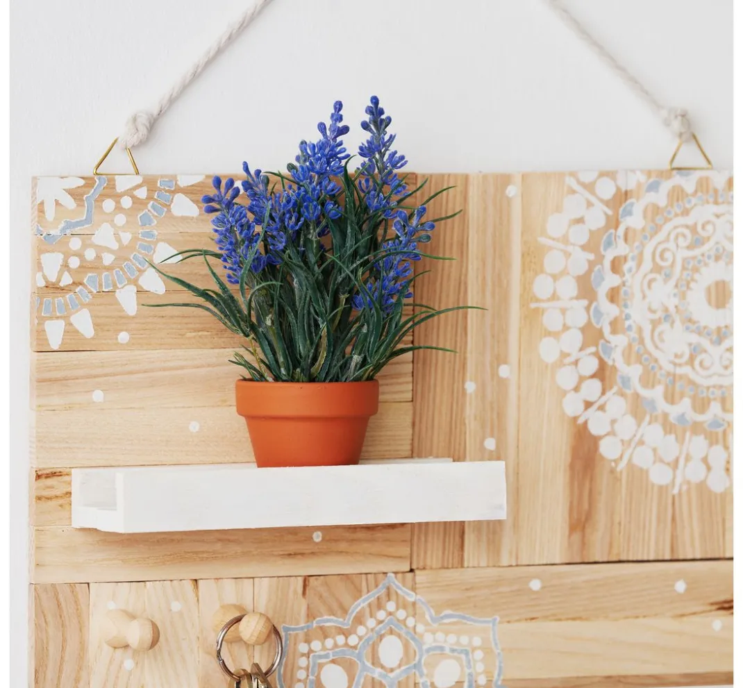 Pronty Crafts Schablonieren|Malschablonen>Schablone "Mandala Flowers", DIN A4