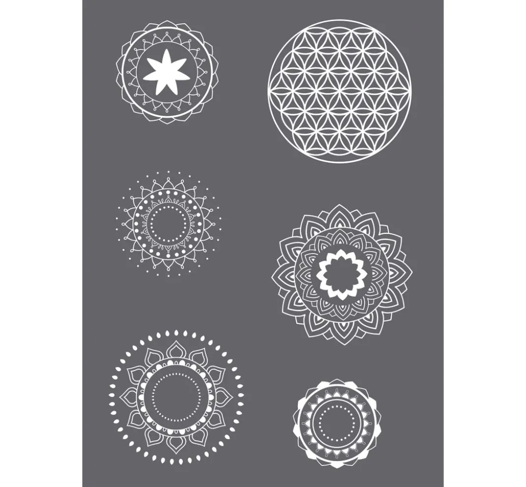 Rayher Malschablonen|Schablonen>Schablone "Mandala-Motive", A5