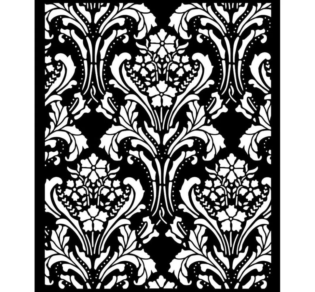 Stamperia Schablonieren|Malschablonen>Schablone "Quiet Days - Baroque Tapestry"