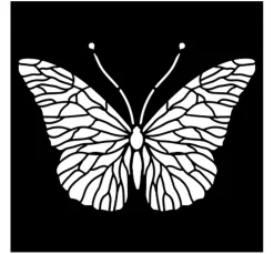 Stamperia Schablonieren|Malschablonen>Schablone "Quiet Days - Butterfly"