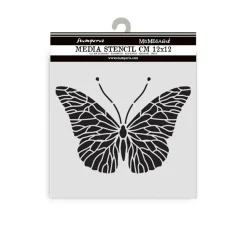 Stamperia Schablonieren|Malschablonen>Schablone "Quiet Days - Butterfly"