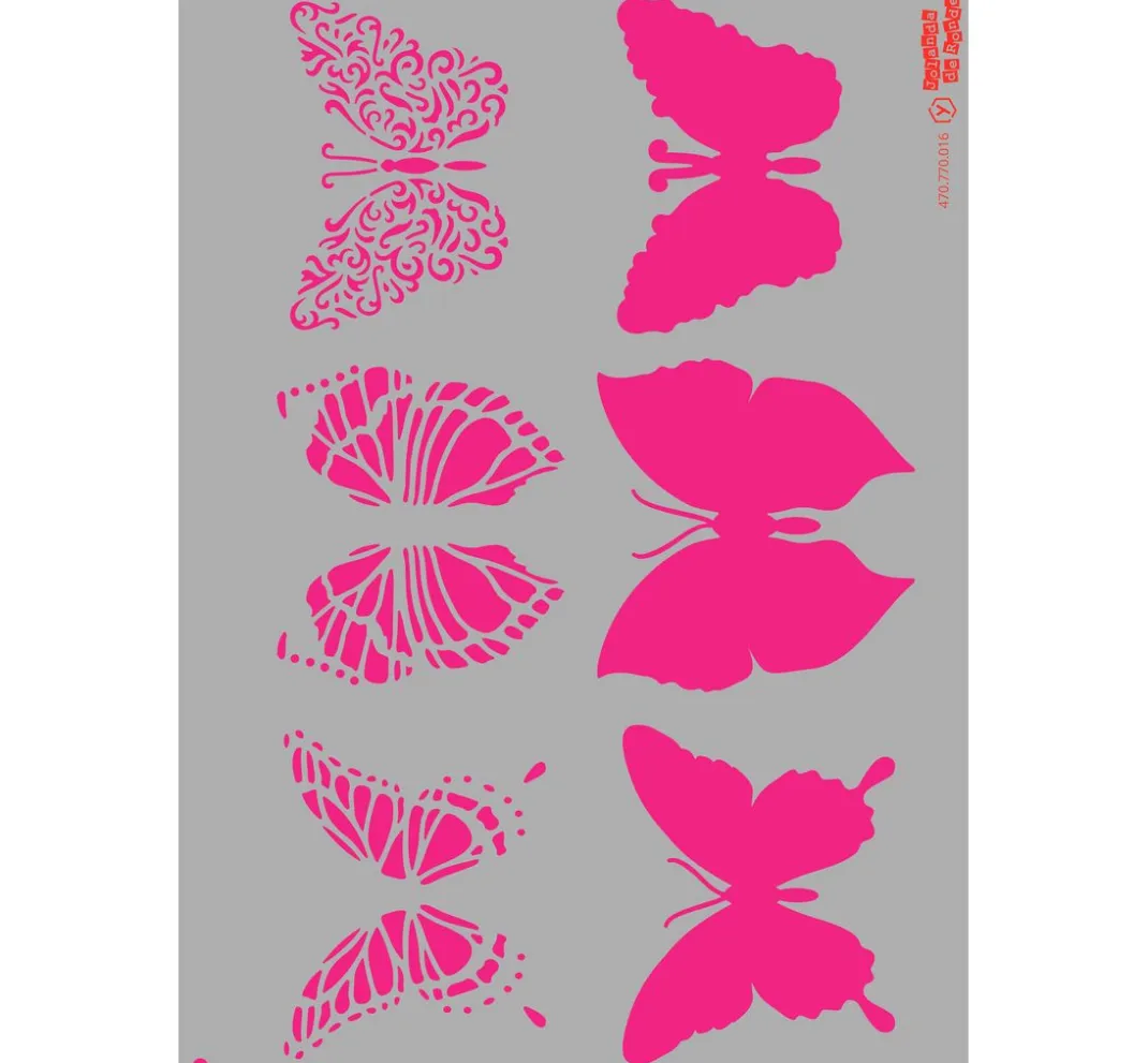 Pronty Crafts Schablonieren|Malschablonen>Schablone "Schmetterlingsmotive", A4