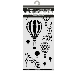 Stamperia Schablonieren|Schablonen>Schablone "Timeless - Air Balloons"