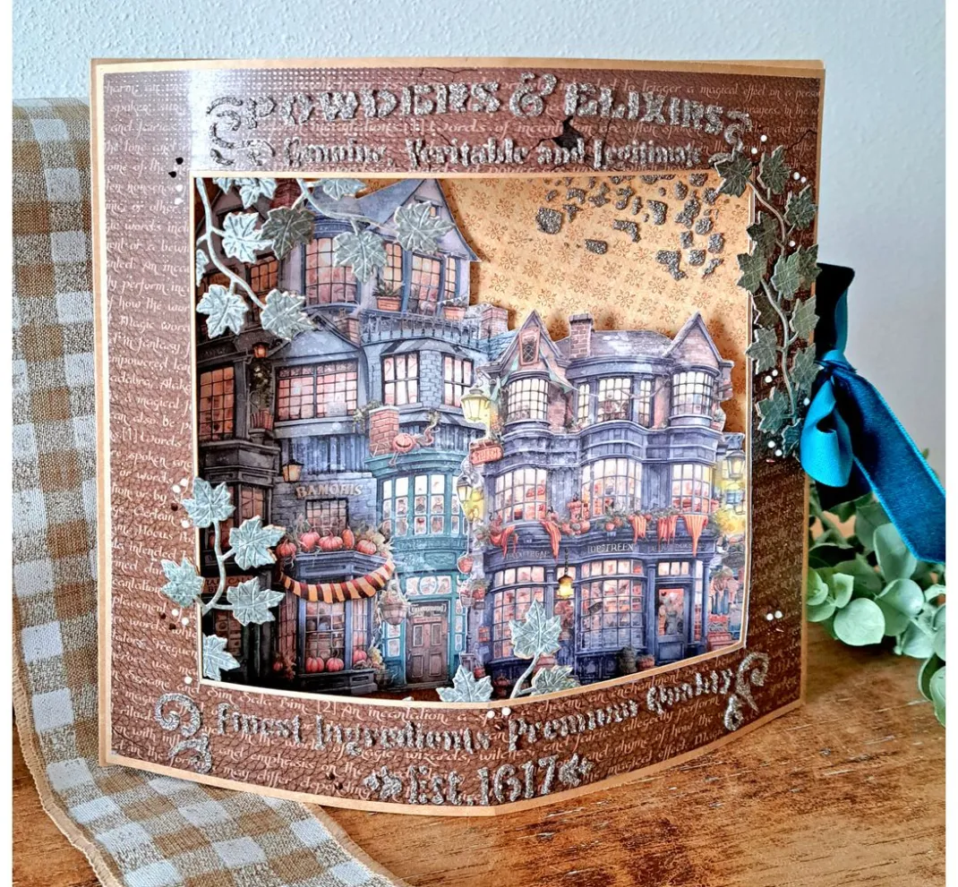 Ciao Bella Schablonieren|Malschablonen>Schablone "Wizard Academy"