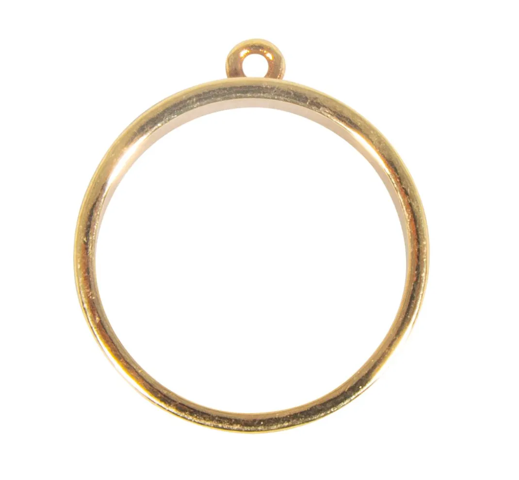 Rayher Schmuck Gießen|Anhänger & Charms>Schmuck-Metallfassung "Rund"