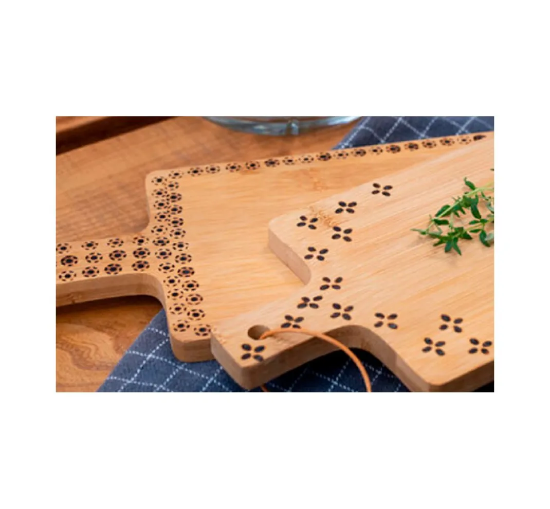 creativ company Brandmalerei|Holz, Mdf & Pappmaché>Schneidebrett Bambus