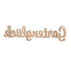 HALBACH Décopatch|Brandmalerei>Schriftzug "Gartenglück"