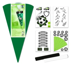 Kinder URSUS Schultüten|Papier>Schultüten-Bastelset "Fußballspiel"