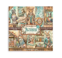 Stamperia Farb- & Motivblöcke|Scrapbooking>Scrapbook-Block "Alterego"