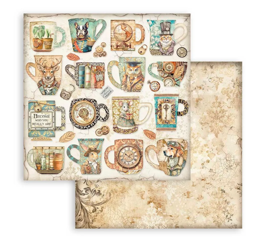 Stamperia Farb- & Motivblöcke|Scrapbooking>Scrapbook-Block "Alterego"