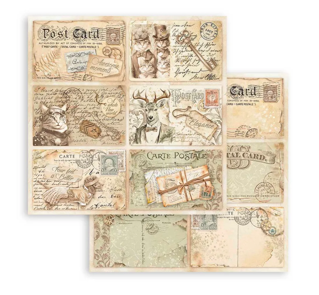 Stamperia Farb- & Motivblöcke|Scrapbooking>Scrapbook-Block "Alterego"