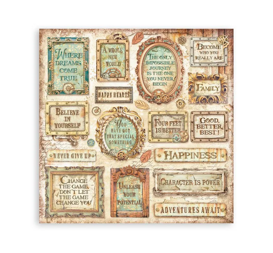 Stamperia Farb- & Motivblöcke|Scrapbooking>Scrapbook-Block "Alterego"