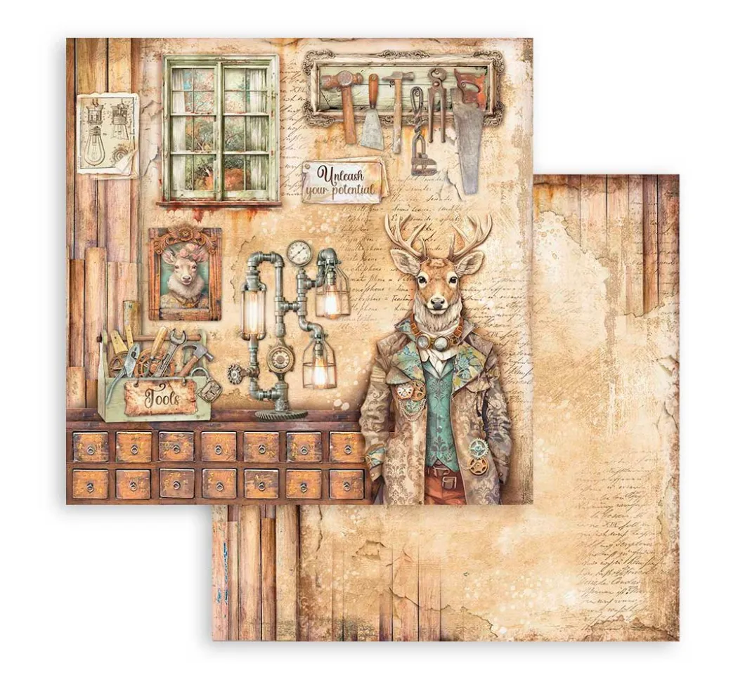 Stamperia Farb- & Motivblöcke|Scrapbooking>Scrapbook-Block "Alterego"