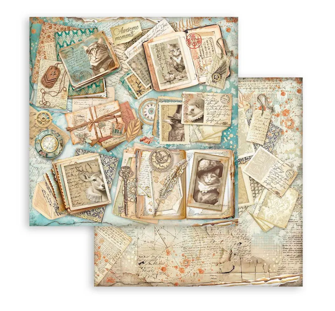 Stamperia Farb- & Motivblöcke|Scrapbooking>Scrapbook-Block "Alterego"