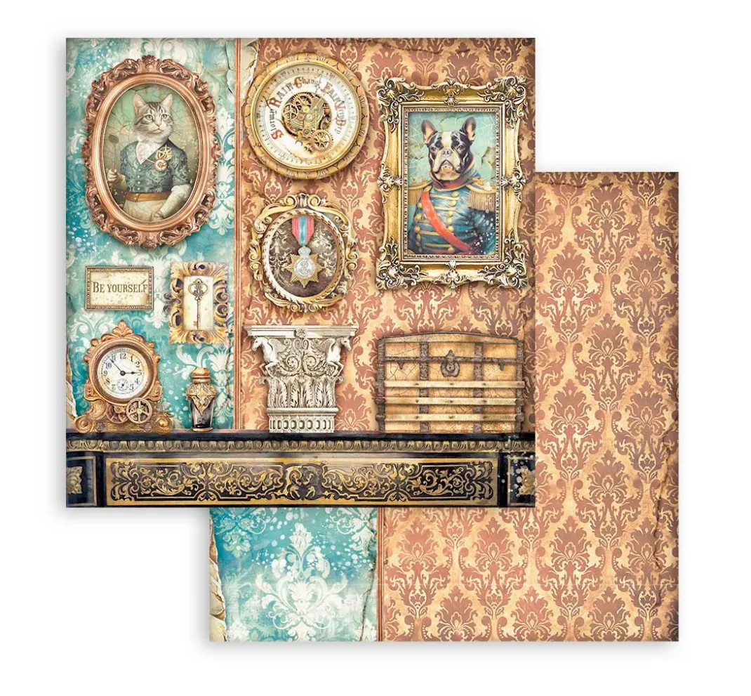 Stamperia Farb- & Motivblöcke|Scrapbooking>Scrapbook-Block "Alterego"