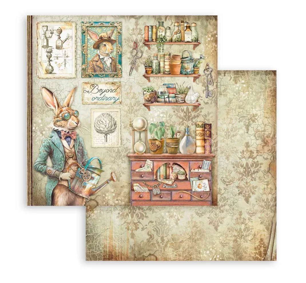 Stamperia Farb- & Motivblöcke|Scrapbooking>Scrapbook-Block "Alterego"