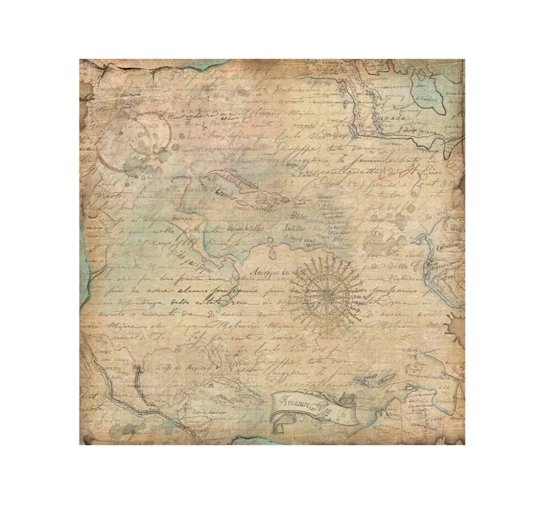 Stamperia Farb- & Motivblöcke|Scrapbooking>Scrapbook-Block "Around the World"