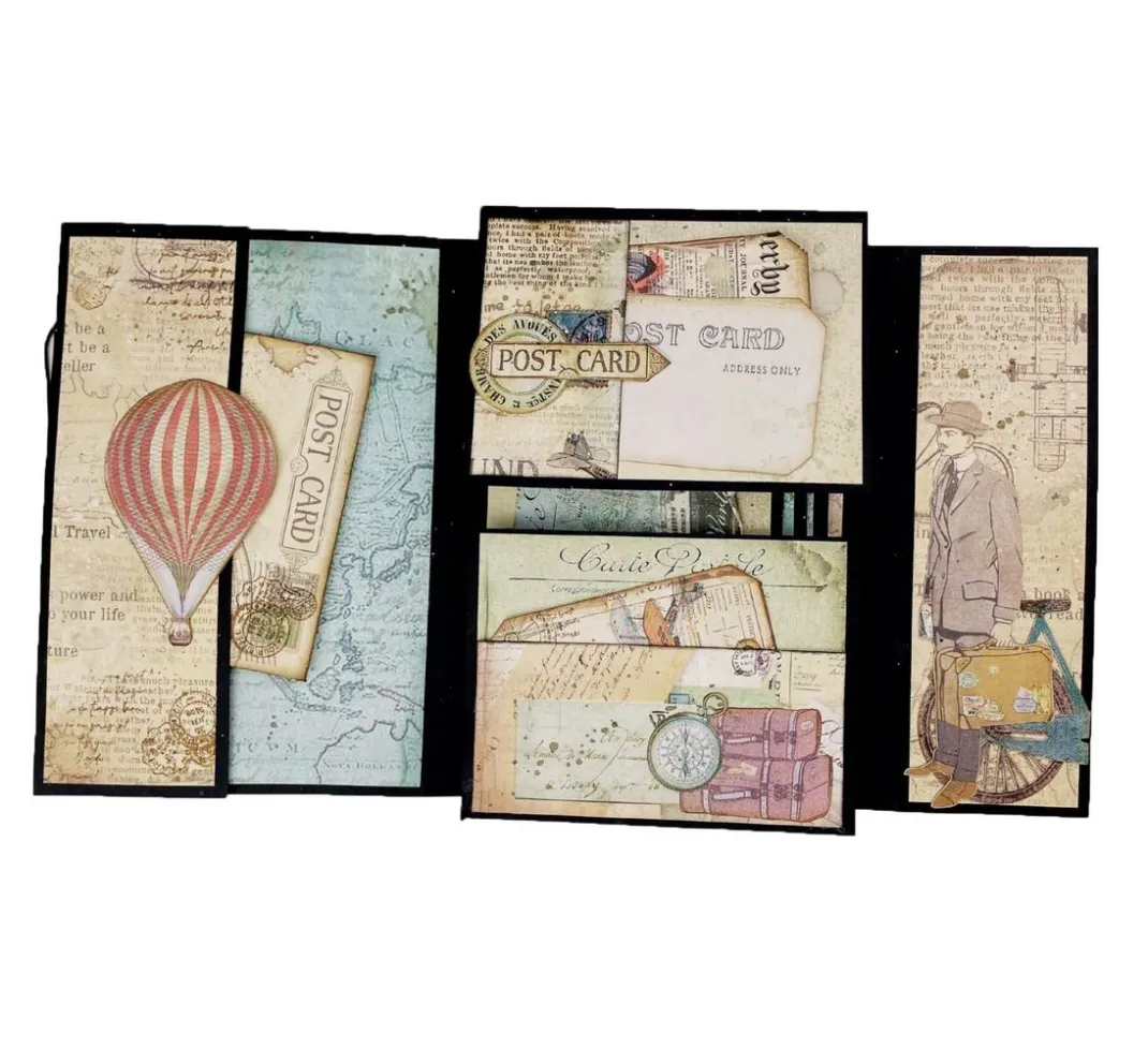 Stamperia Farb- & Motivblöcke|Scrapbooking>Scrapbook-Block "Around the World"
