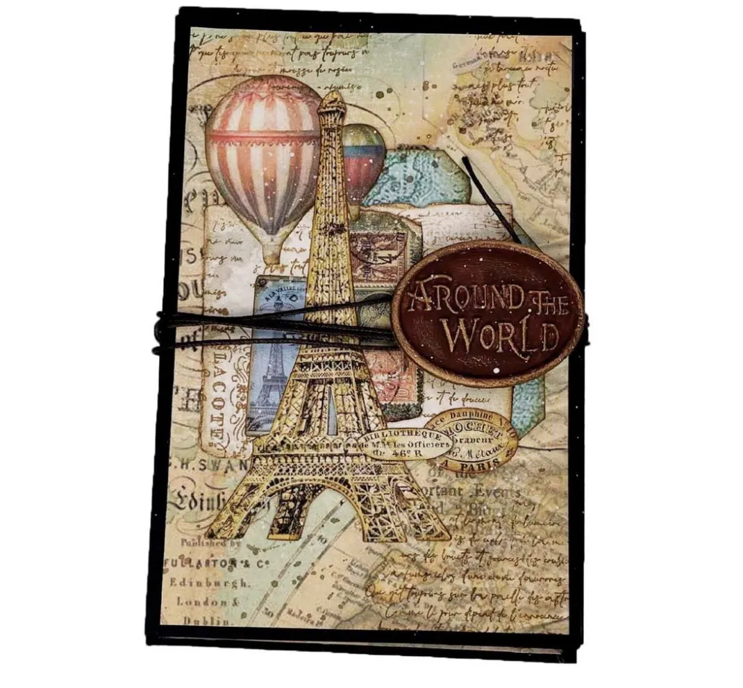 Stamperia Farb- & Motivblöcke|Scrapbooking>Scrapbook-Block "Around the World"