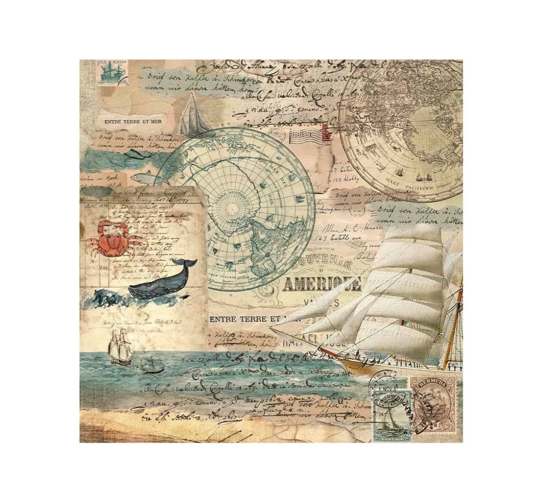 Stamperia Farb- & Motivblöcke|Scrapbooking>Scrapbook-Block "Around the World"