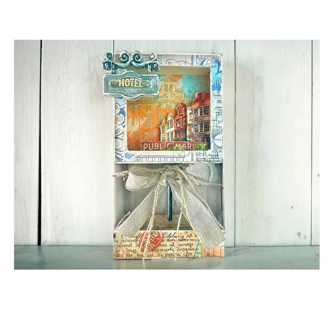 Stamperia Farb- & Motivblöcke|Scrapbooking>Scrapbook-Block "Art of Travelling"