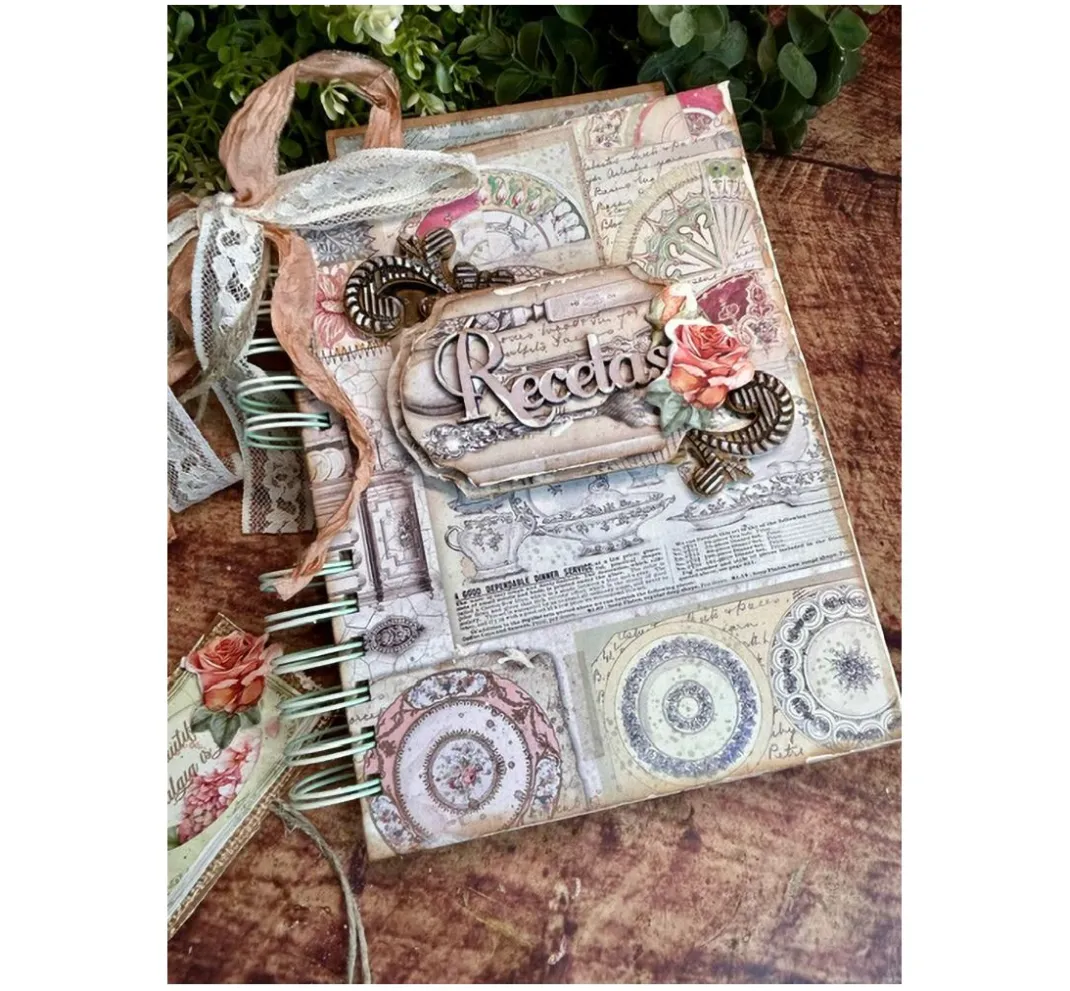 Stamperia Farb- & Motivblöcke|Scrapbooking>Scrapbook-Block "Brocante Antiques"
