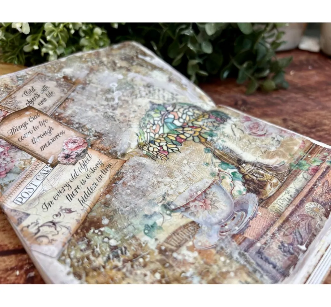 Stamperia Farb- & Motivblöcke|Scrapbooking>Scrapbook-Block "Brocante Antiques"