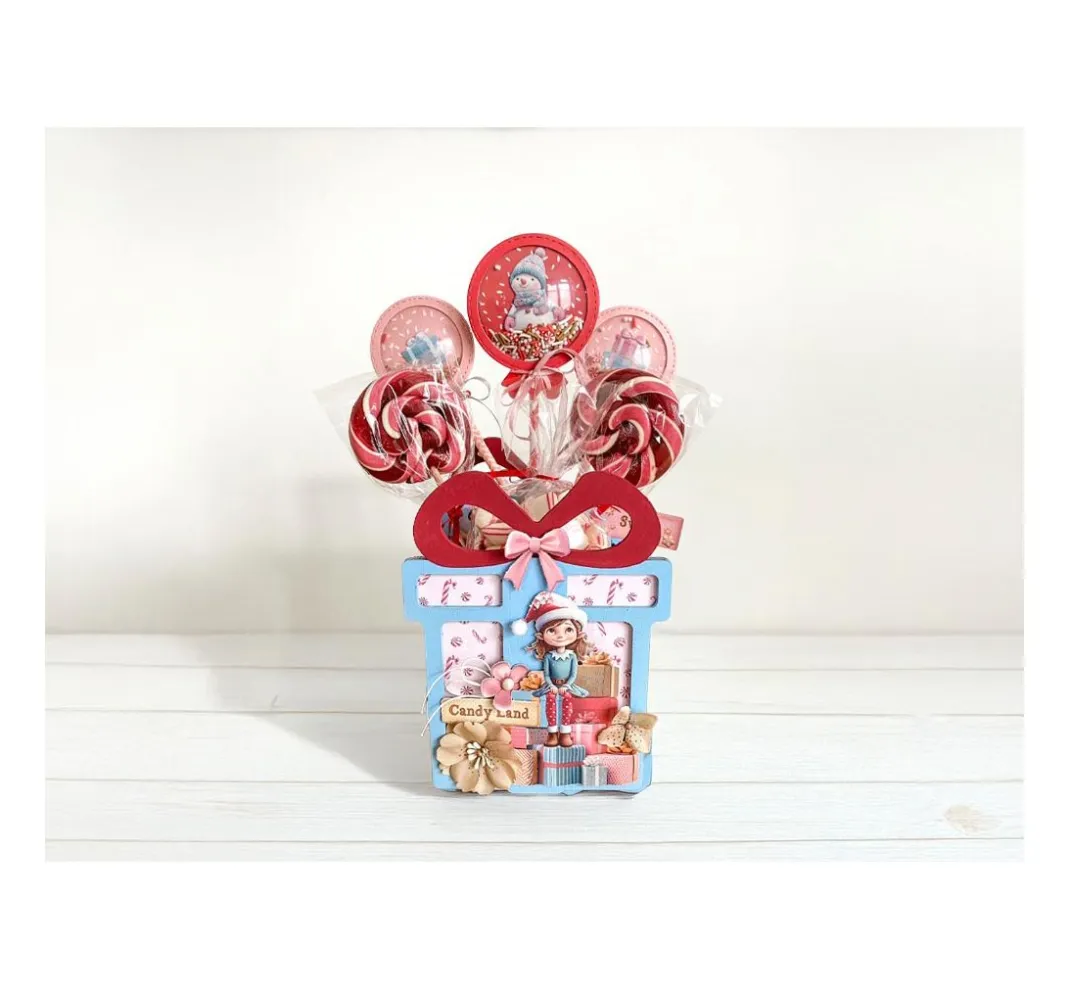 Stamperia Farb- & Motivblöcke|Scrapbooking>Scrapbook-Block "Candy Christmas"
