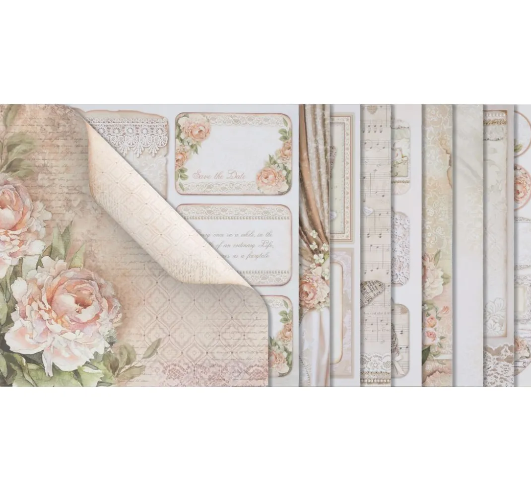 Stamperia Farb- & Motivblöcke|Scrapbooking>Scrapbook-Block "Ceremony"