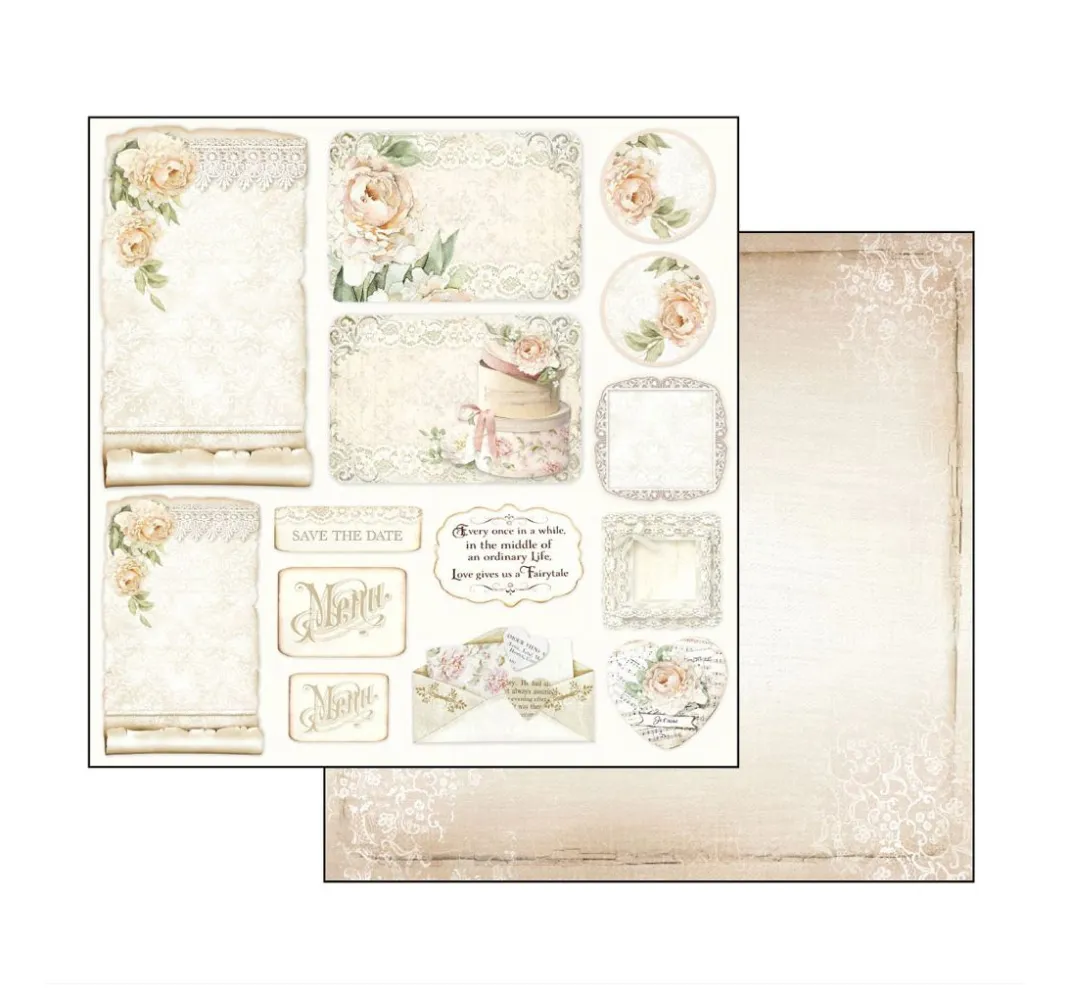 Stamperia Farb- & Motivblöcke|Scrapbooking>Scrapbook-Block "Ceremony"