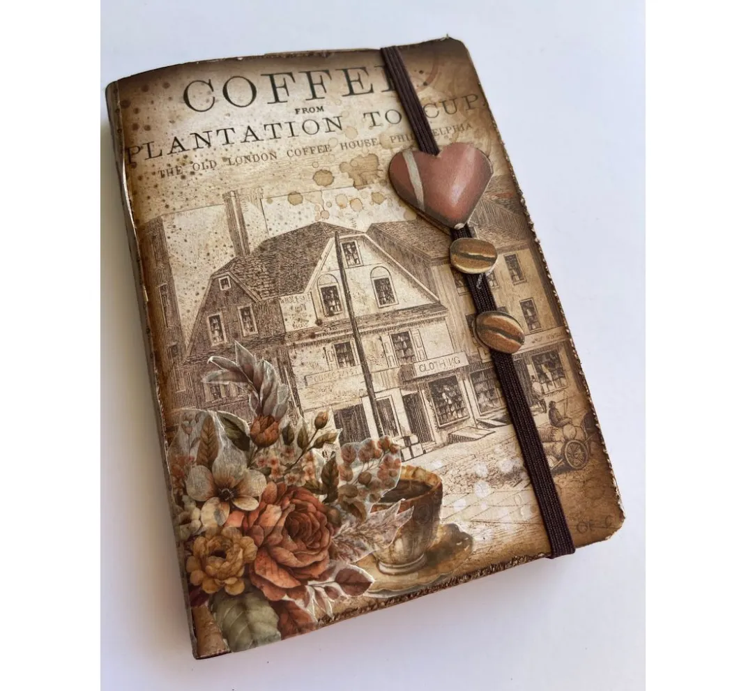 Stamperia Farb- & Motivblöcke|Scrapbooking>Scrapbook-Block "Coffee and Chocolate"