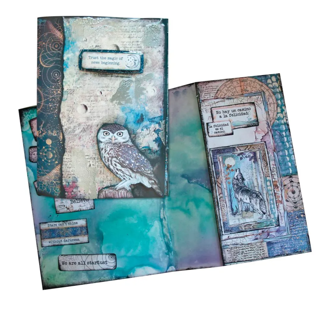 Stamperia Farb- & Motivblöcke|Scrapbooking>Scrapbook-Block "Cosmos"