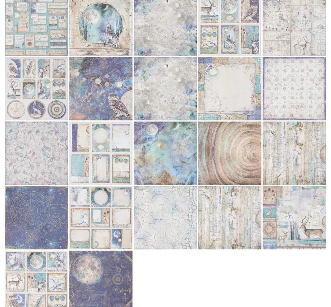 Stamperia Farb- & Motivblöcke|Scrapbooking>Scrapbook-Block "Cosmos"