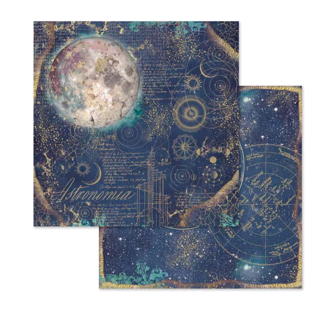 Stamperia Farb- & Motivblöcke|Scrapbooking>Scrapbook-Block "Cosmos"
