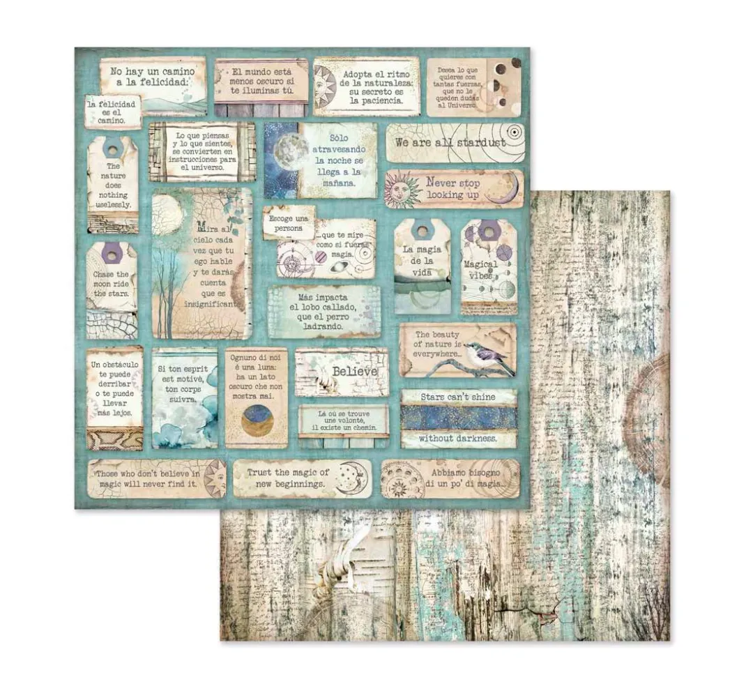 Stamperia Farb- & Motivblöcke|Scrapbooking>Scrapbook-Block "Cosmos"