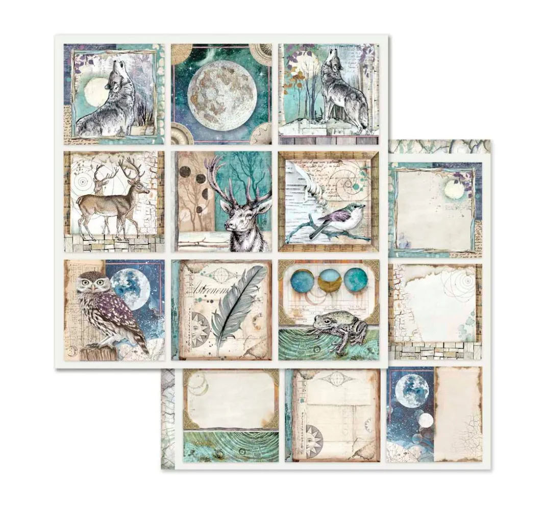 Stamperia Farb- & Motivblöcke|Scrapbooking>Scrapbook-Block "Cosmos"
