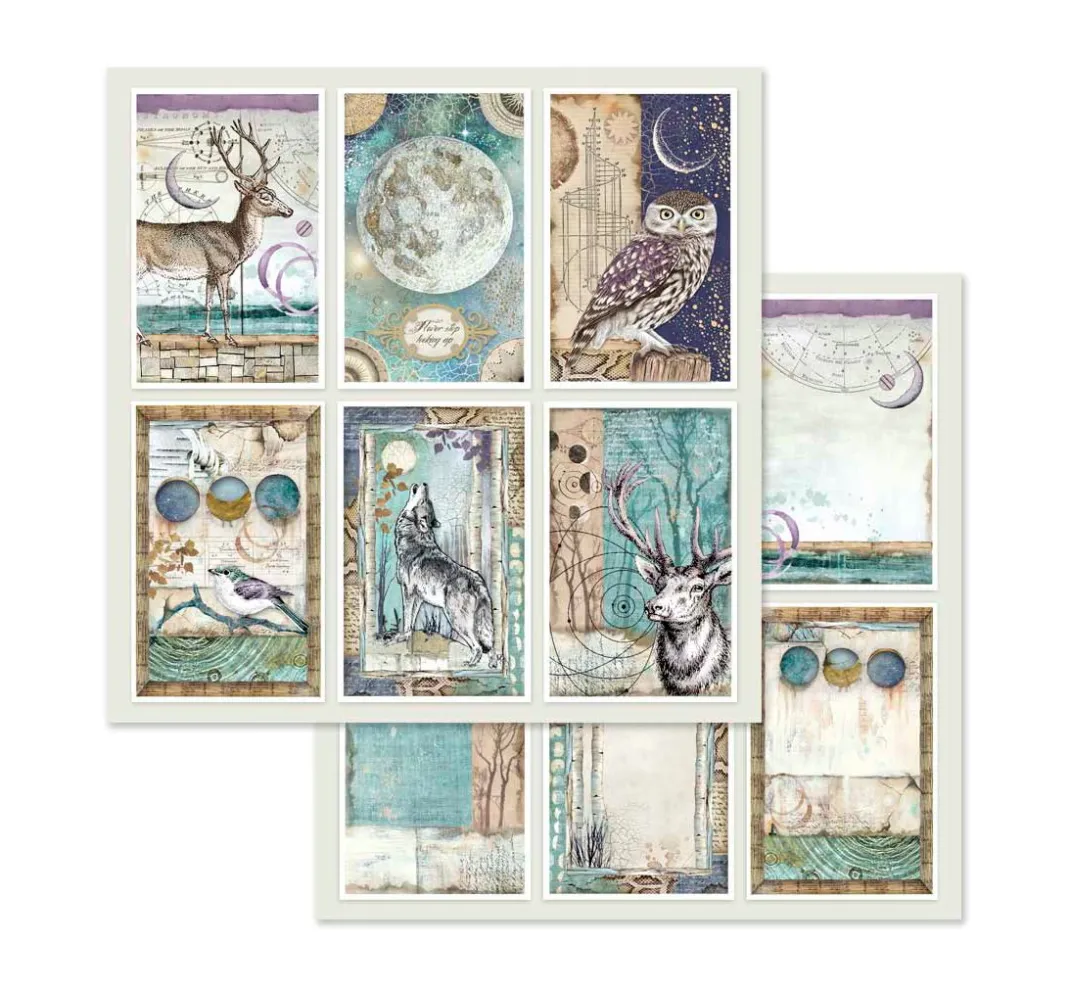 Stamperia Farb- & Motivblöcke|Scrapbooking>Scrapbook-Block "Cosmos"