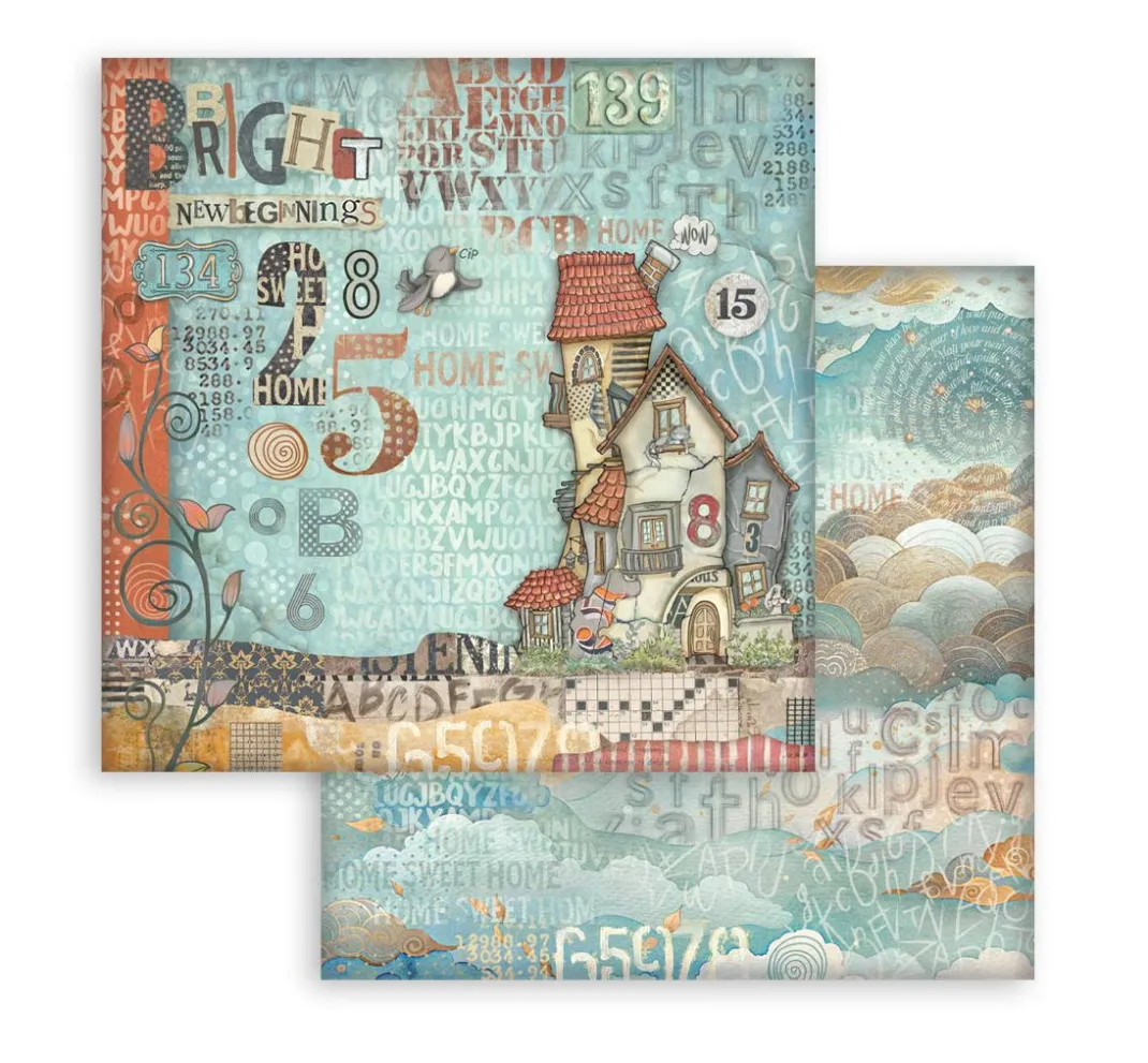 Stamperia Farb- & Motivblöcke|Scrapbooking>Scrapbook-Block "Furry Friends"