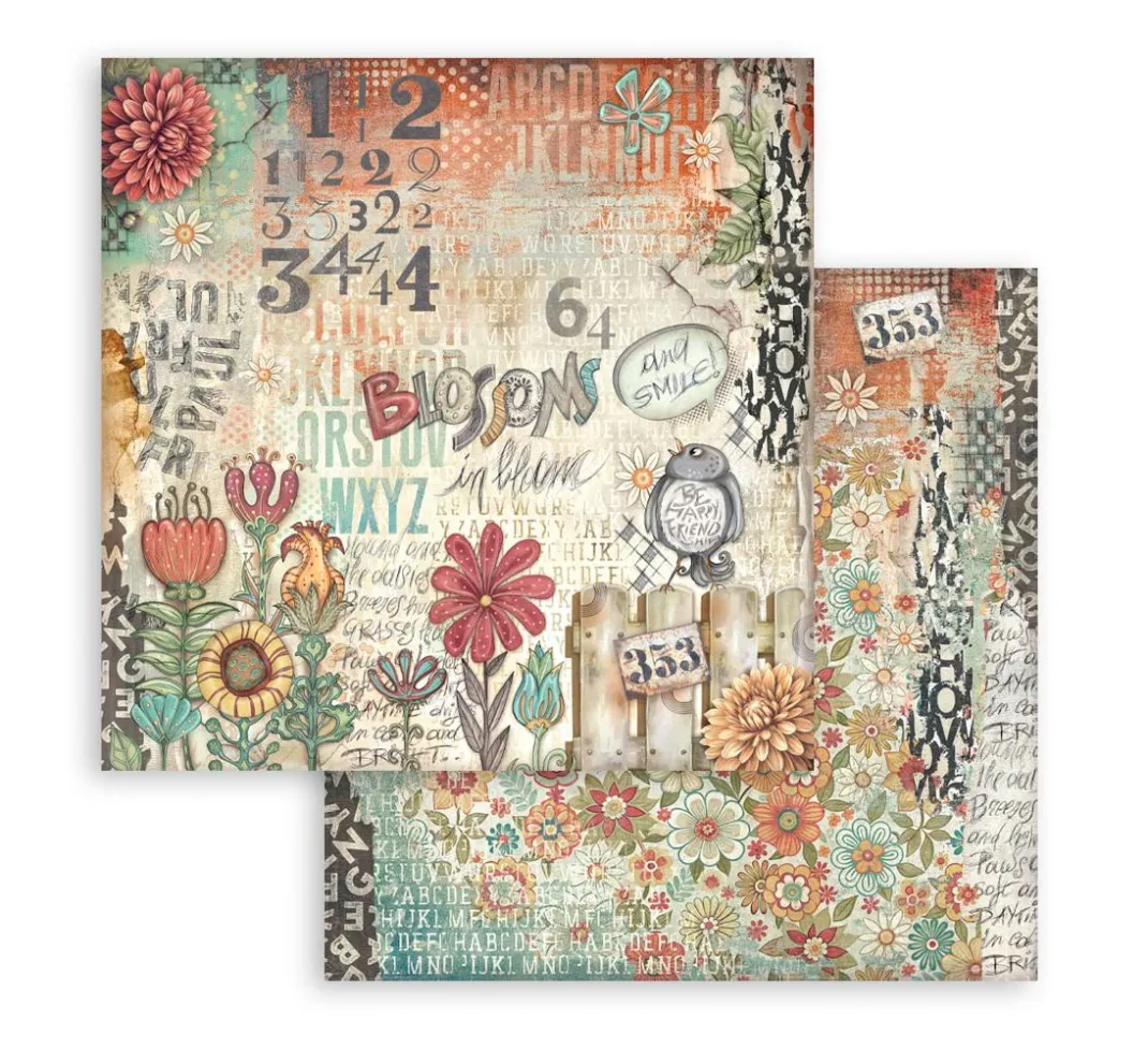 Stamperia Farb- & Motivblöcke|Scrapbooking>Scrapbook-Block "Furry Friends"