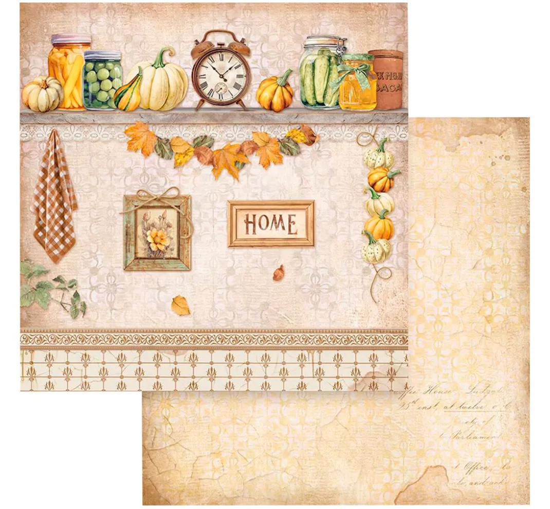 Stamperia Farb- & Motivblöcke|Scrapbooking>Scrapbook-Block "Golden Harmony"