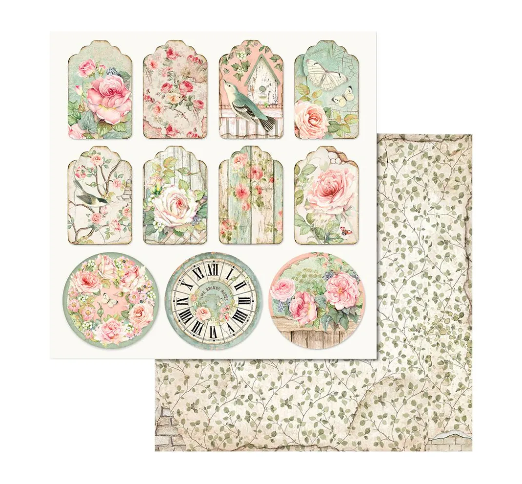 Stamperia Farb- & Motivblöcke|Scrapbooking>Scrapbook-Block "House of Roses"