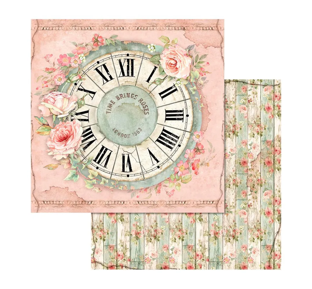 Stamperia Farb- & Motivblöcke|Scrapbooking>Scrapbook-Block "House of Roses"