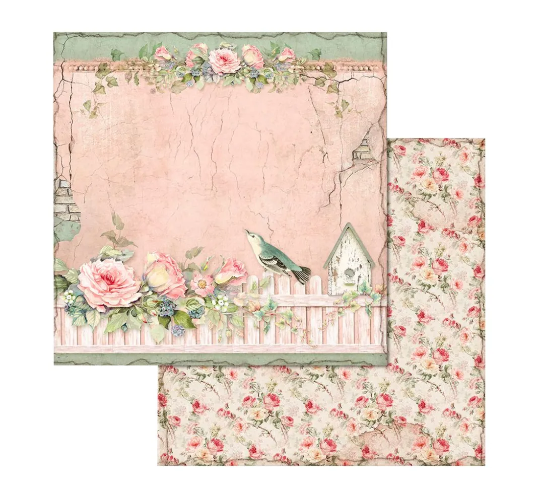 Stamperia Farb- & Motivblöcke|Scrapbooking>Scrapbook-Block "House of Roses"