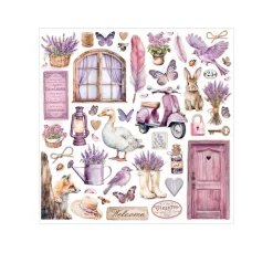 Stamperia Farb- & Motivblöcke|Scrapbooking>Scrapbook-Block "Lavender"