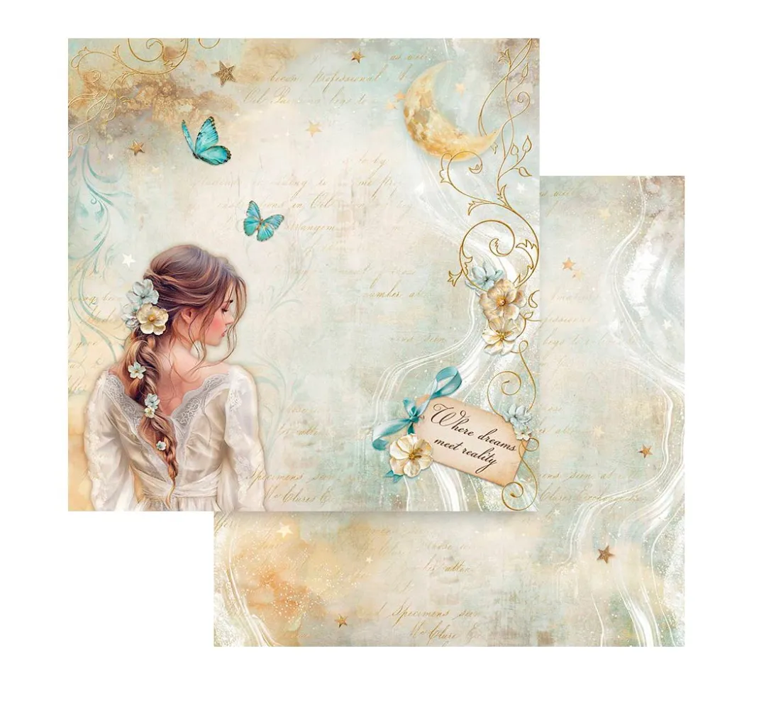 Stamperia Farb- & Motivblöcke|Scrapbooking>Scrapbook-Block "Masquerade"