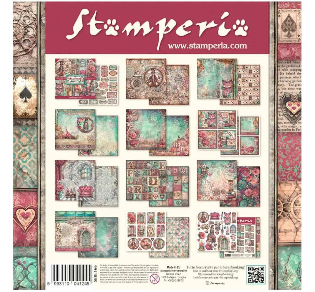 Stamperia Farb- & Motivblöcke|Scrapbooking>Scrapbook-Block "Master of Magic"