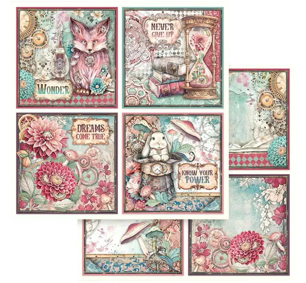Stamperia Farb- & Motivblöcke|Scrapbooking>Scrapbook-Block "Master of Magic"