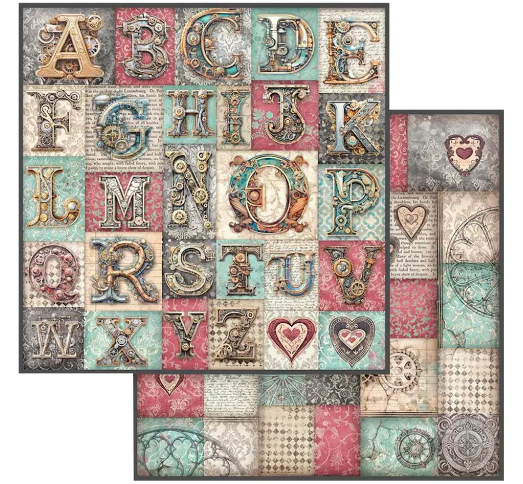 Stamperia Farb- & Motivblöcke|Scrapbooking>Scrapbook-Block "Master of Magic"
